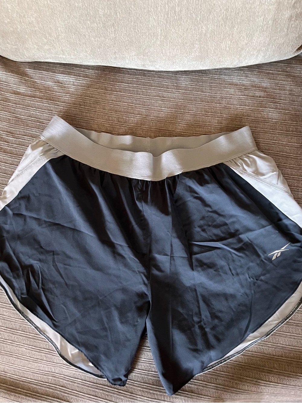 Reebok Women's Athletic Shorts with Gray Trim